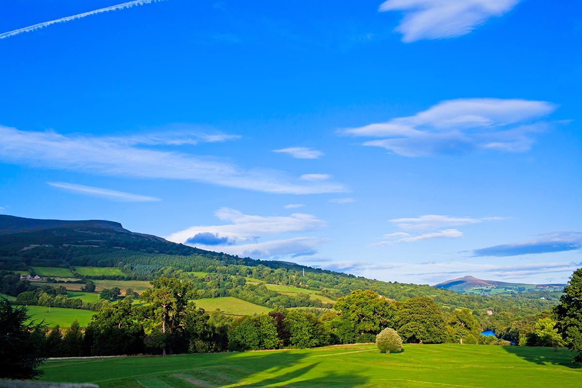 view from penmyarth overlooking the river