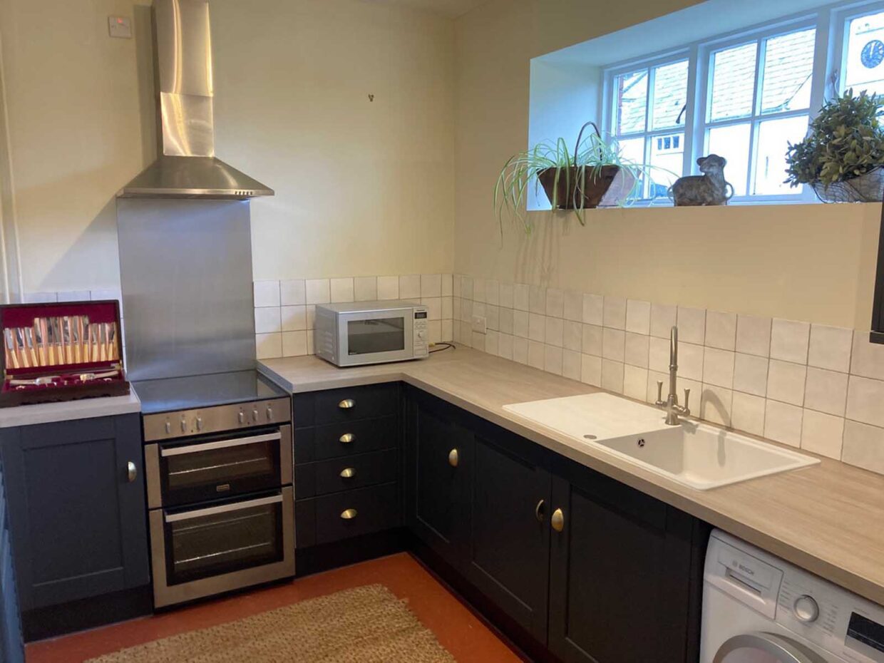 kitchen in cottage