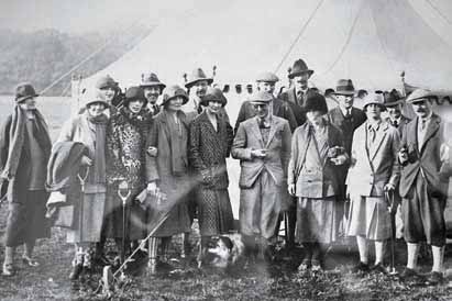 Edward VIII, then Prince of Wales, and his shooting party at Glanusk, circa 1929